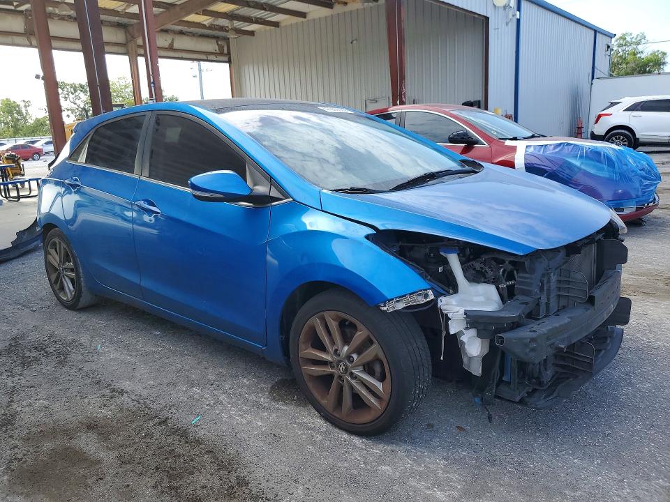 2017 Hyundai Elantra VIN KMHD35LH4HU355020 COPART salvage auction — REAR END, FL, sold $1,450 on 2026-07-17 (photo 4)