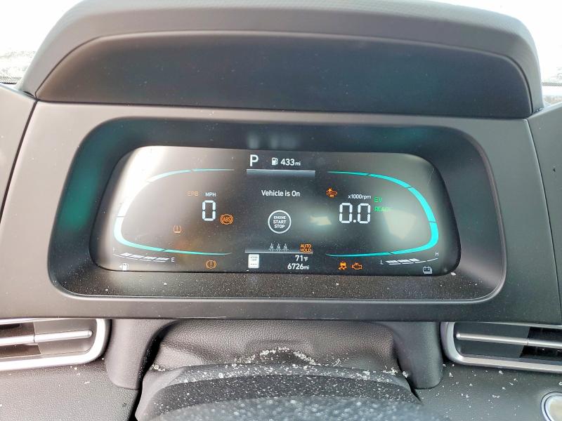 2025 Hyundai Elantra VIN KMHLM4DJ0SU144005 COPART salvage auction — ROLLOVER, Md - Cert Of Salvage > 75% Damage, sold $3,900 on 2026-07-20 (photo 9)