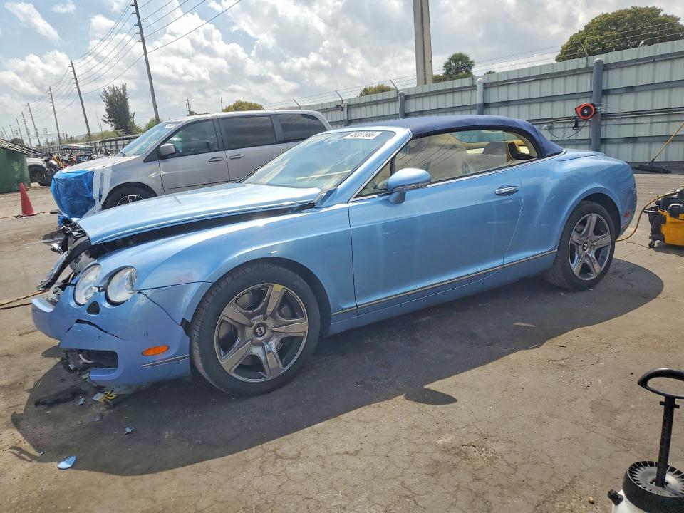 2008 Bentley Continental VIN SCBDR33W18C053330 COPART salvage auction — FRONT END, Fl - Cert Of Title Slvg Rebuildable, sold $3,950 on 2026-07-22 (photo 1)