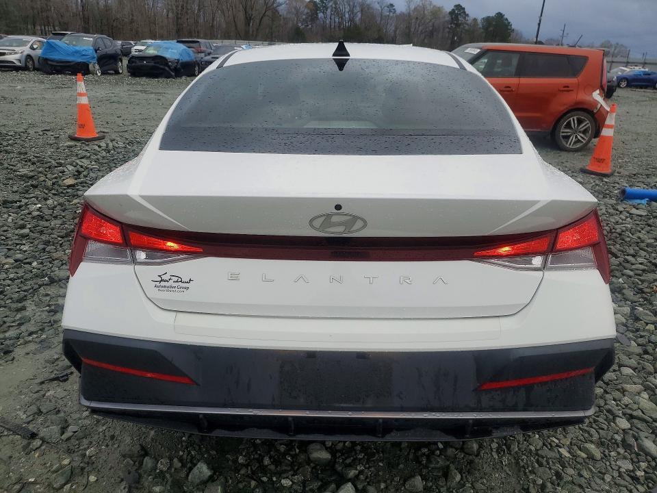 2024 Hyundai Elantra VIN KMHLM4DG3RU755936 COPART salvage auction — FRONT END, Nc - Dealer Only Clean Title, sold $9,500 on 2026-07-29 (photo 6)