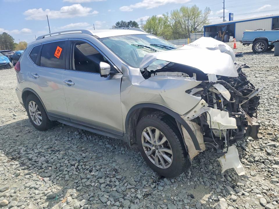 2018 Nissan Rogue VIN KNMAT2MT7JP602317 COPART salvage auction — FRONT END, Nc - Salvage Certificate Of Title, sold $375 on 2026-07-22 (photo 4)