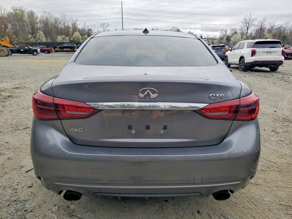 2018 Infiniti Q50 VIN JN1EV7AR0JM430265 COPART salvage auction — MECHANICAL, Id - Salvage Certificate Of Title, sold $2,300 on 2026-07-14 (photo 6)