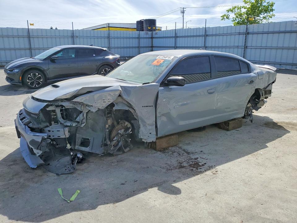 2022 Dodge Charger VIN 2C3CDXCT7NH153157 COPART salvage auction — FRONT END, Mo - Salvage Certificate Of Title, sold $3,500 on 2026-07-02 (photo 1)