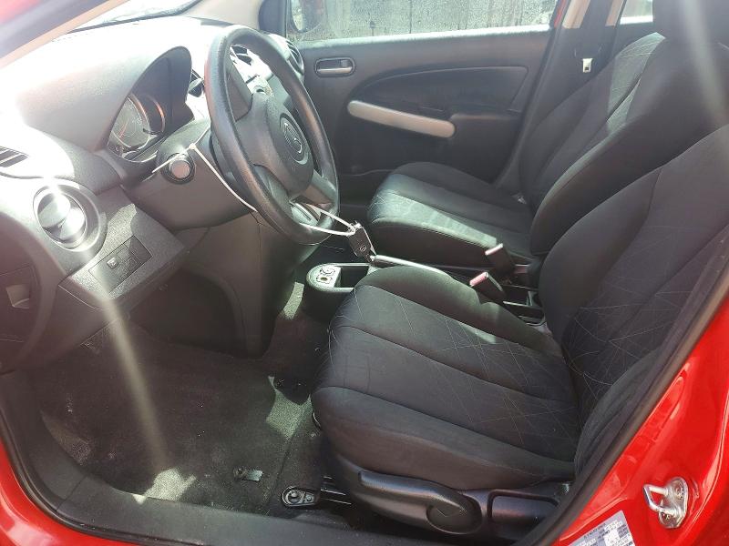 2012 Mazda 2 VIN JM1DE1KY5C0132820 COPART salvage auction — FRONT END, Sc - Cert Of Title-Salvage, sold $1,100 on 2026-07-06 (photo 7)