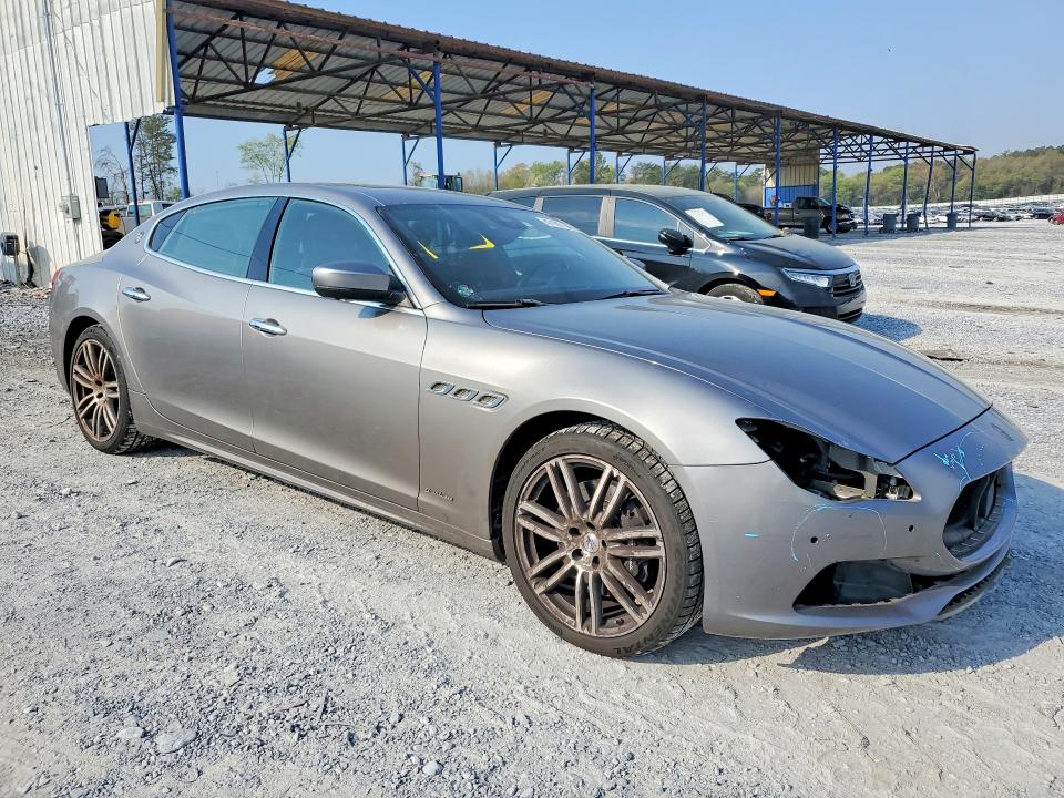 2017 Maserati Quattroporte VIN ZAM56RPL5H1197077 COPART salvage auction — FRONT END, GA, sold $4,150 on 2026-08-06 (photo 4)