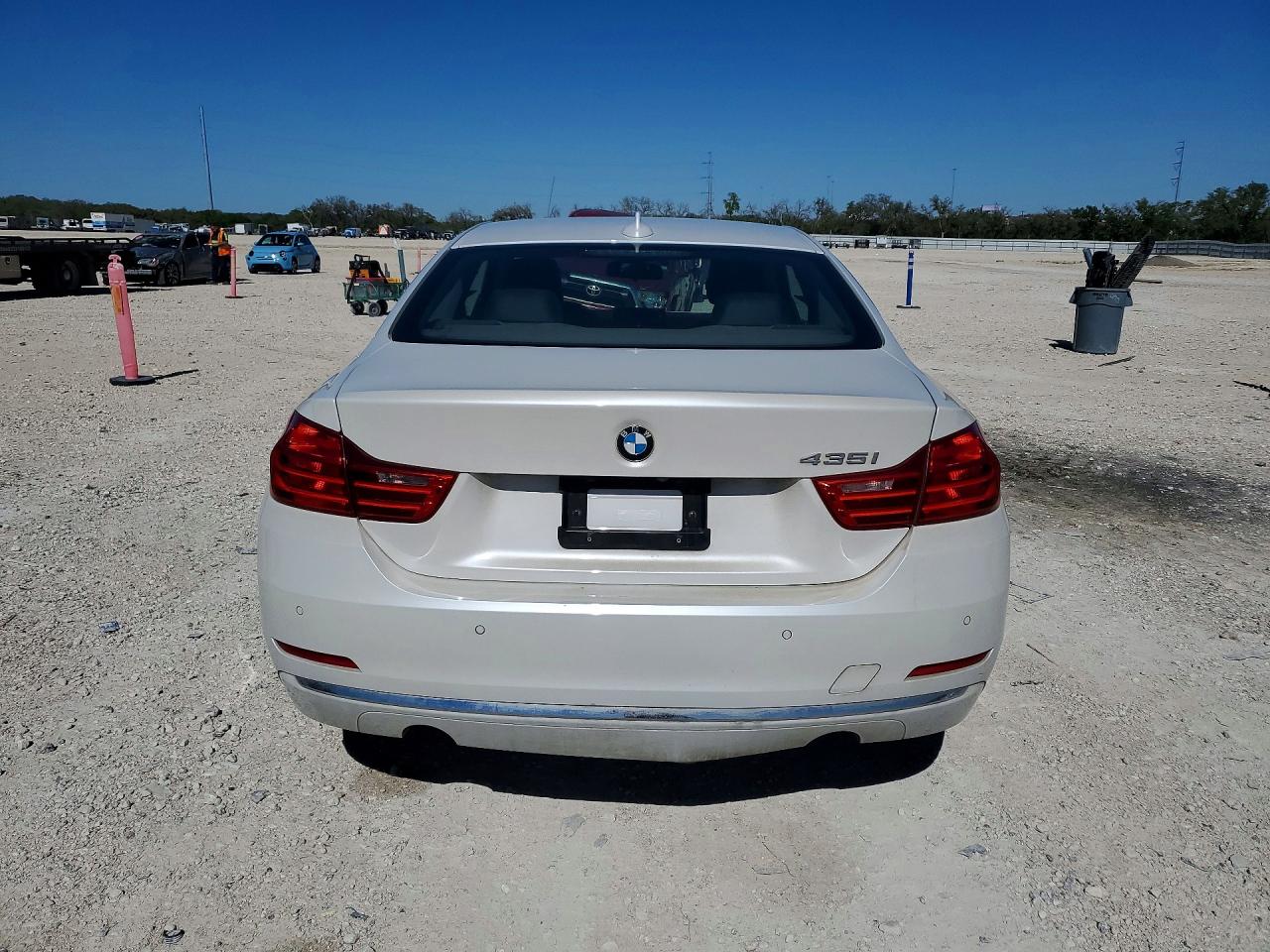 2015 BMW 4 Series VIN WBA3R1C59FK194893 COPART salvage auction — Minor Dent/Scratches, TX - CERTIFICATE OF TITLE (P), sold $2,850 on 2026-07-08 (photo 6)