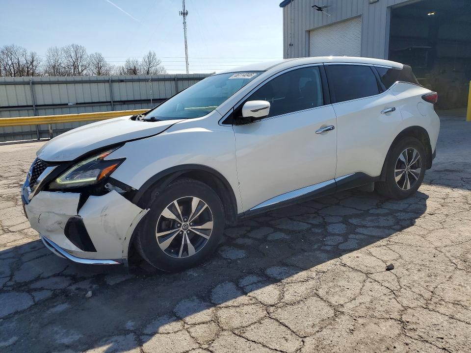 2019 Nissan Murano VIN 5N1AZ2MS0KN136910 COPART salvage auction — FRONT END, Salvage Title, sold $2,100 on 2026-09-07 (photo 1)