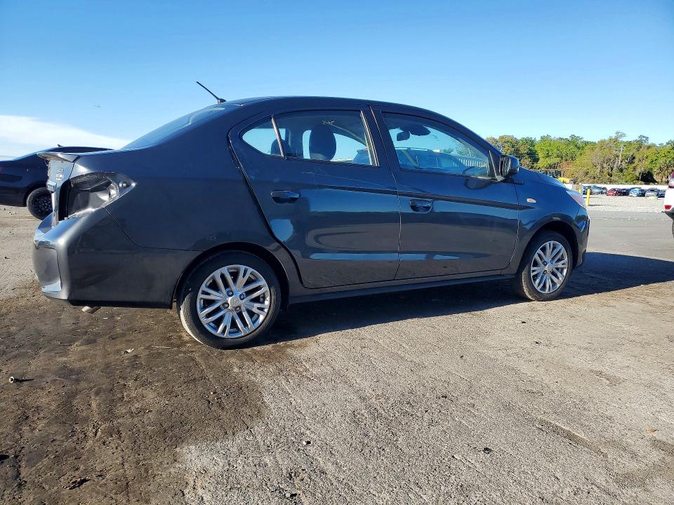 2024 Mitsubishi Mirage VIN ML32FUFJXRHF04669 COPART salvage auction — SIDE, Salvage Title, sold $3,000 on 2026-07-15 (photo 3)