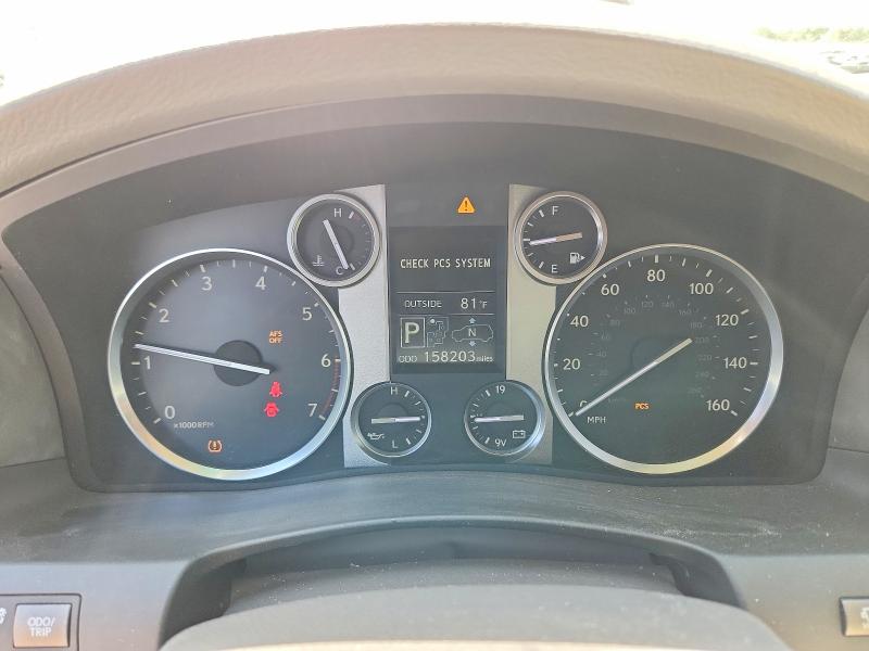 2013 Lexus Lx 570 VIN JTJHY7AX5D4119884 COPART salvage auction — FRONT END, Ca - Salvage Certificate, sold $14,900 on 2026-07-16 (photo 9)