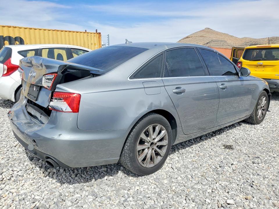 2012 Audi A6 VIN WAUCFAFC2CN174871 COPART salvage auction — REAR END, Salvage Title, sold $150 on 2026-07-22 (photo 3)