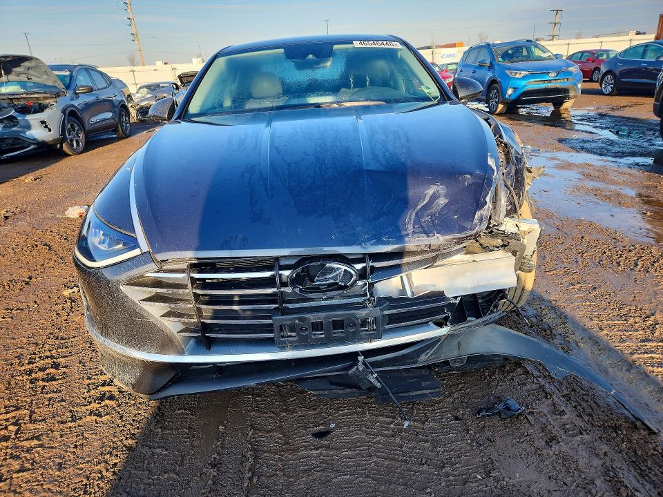 2020 Hyundai Sonata VIN 5NPEG4JA8LH012873 COPART salvage auction — FRONT END, Il - Salvage Certificate, sold $2,400 on 2026-07-21 (photo 5)