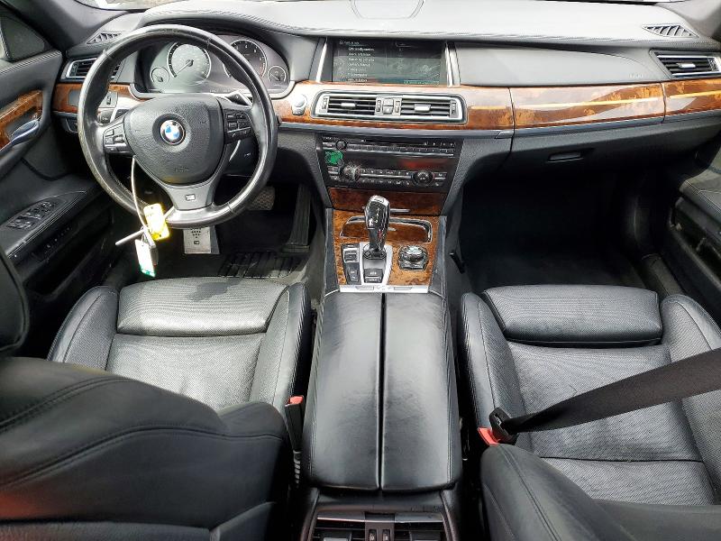2013 BMW 7er VIN WBAYF8C51DD141369 COPART salvage auction — FRONT END, Md - Cert Of Salvage > 75% Damage, sold $1,400 on 2026-07-28 (photo 8)