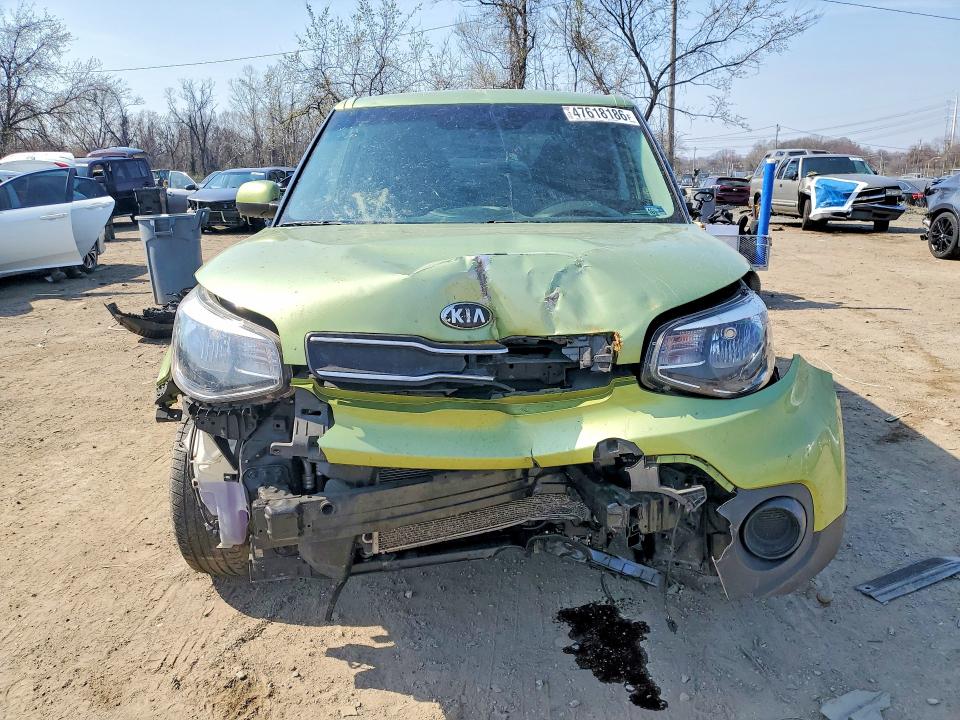 2019 Kia Soul VIN KNDJN2A21K7917024 COPART salvage auction — FRONT END, Md - Cert Of Salvage > 75% Damage, sold $125 on 2026-07-23 (photo 5)