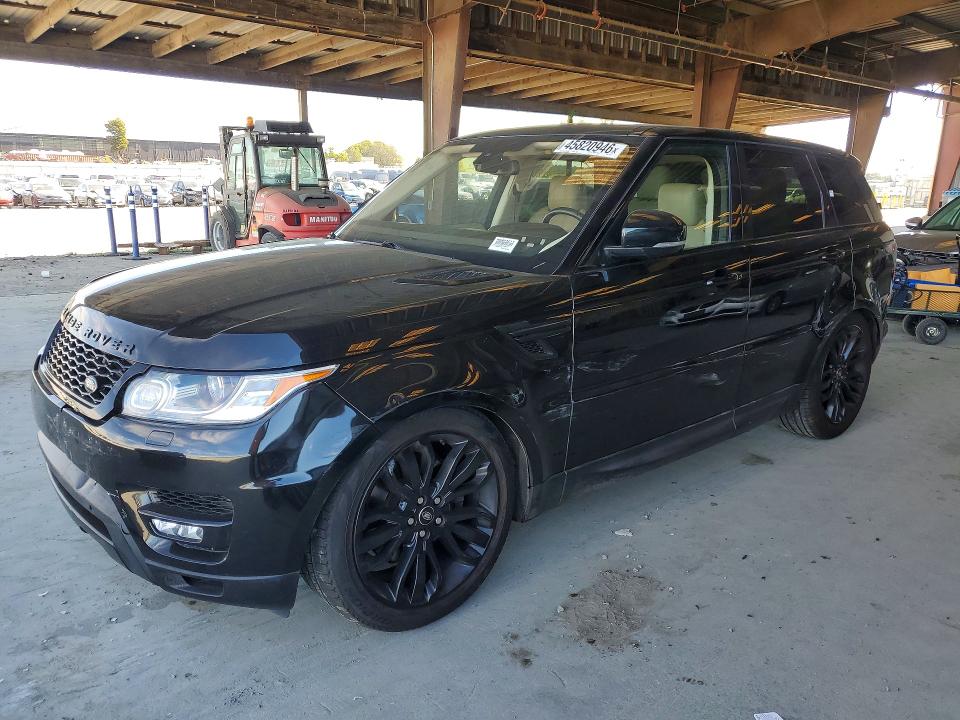 2016 Land rover Range rover sport VIN SALWR2KF3GA636471 COPART salvage auction — FRONT END, CA - DIS/DLR/EXP ONLY CLEAN TITLE, sold $4,150 on 2026-07-30 (photo 1)
