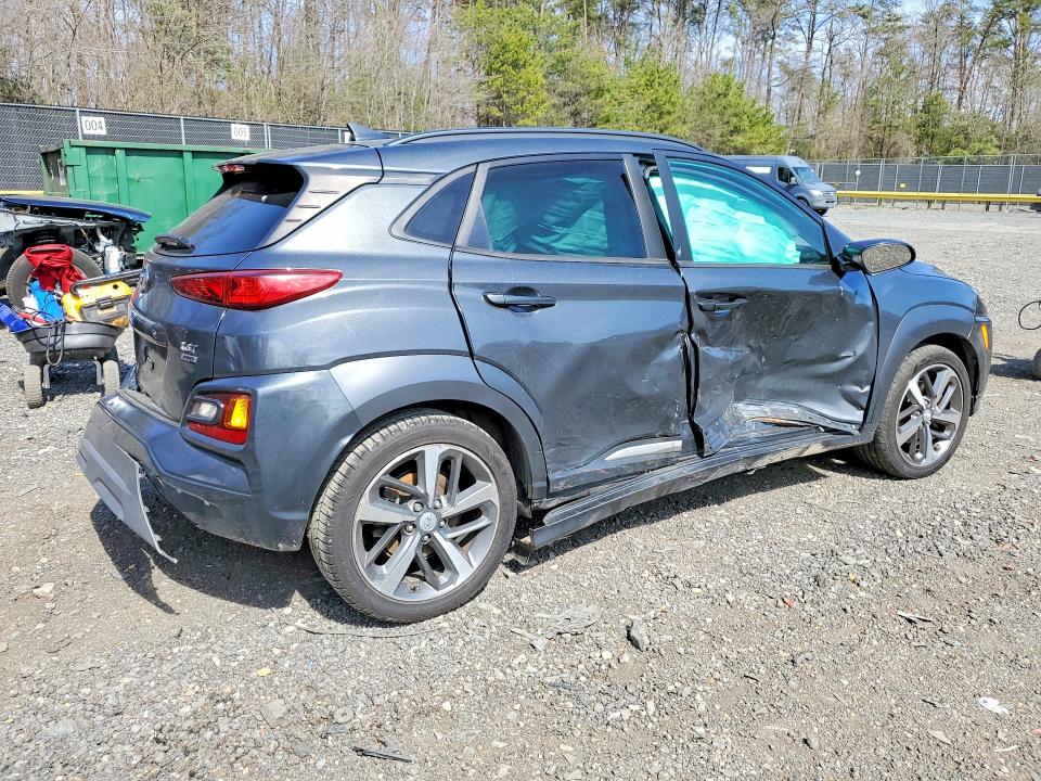2021 Hyundai Kona VIN KM8K5CA54MU663037 COPART salvage auction — SIDE, Md - Cert Of Salvage > 75% Damage, sold $275 on 2026-07-28 (photo 3)
