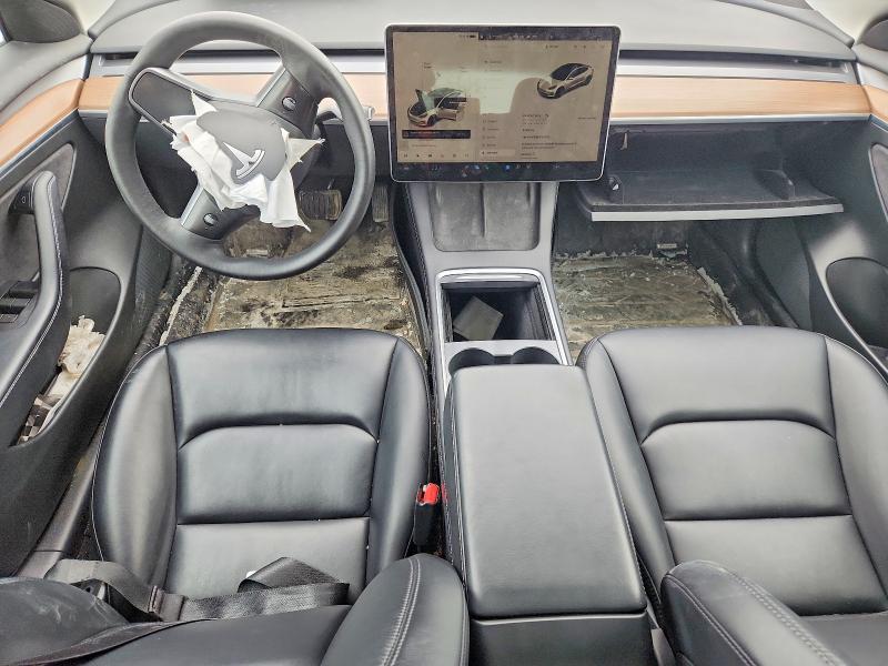 2022 Tesla Model 3 VIN 5YJ3E1EB1NF271124 COPART salvage auction — FRONT END, Qc - Gravement Accidente, sold $4,100 on 2026-07-07 (photo 8)