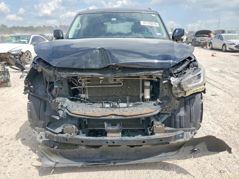 2018 Infiniti Qx80 VIN JN8AZ2NF4J9660840 COPART salvage auction — FRONT END, Tx - Salvage Vehicle Title, sold $4,550 on 2026-07-28 (photo 5)