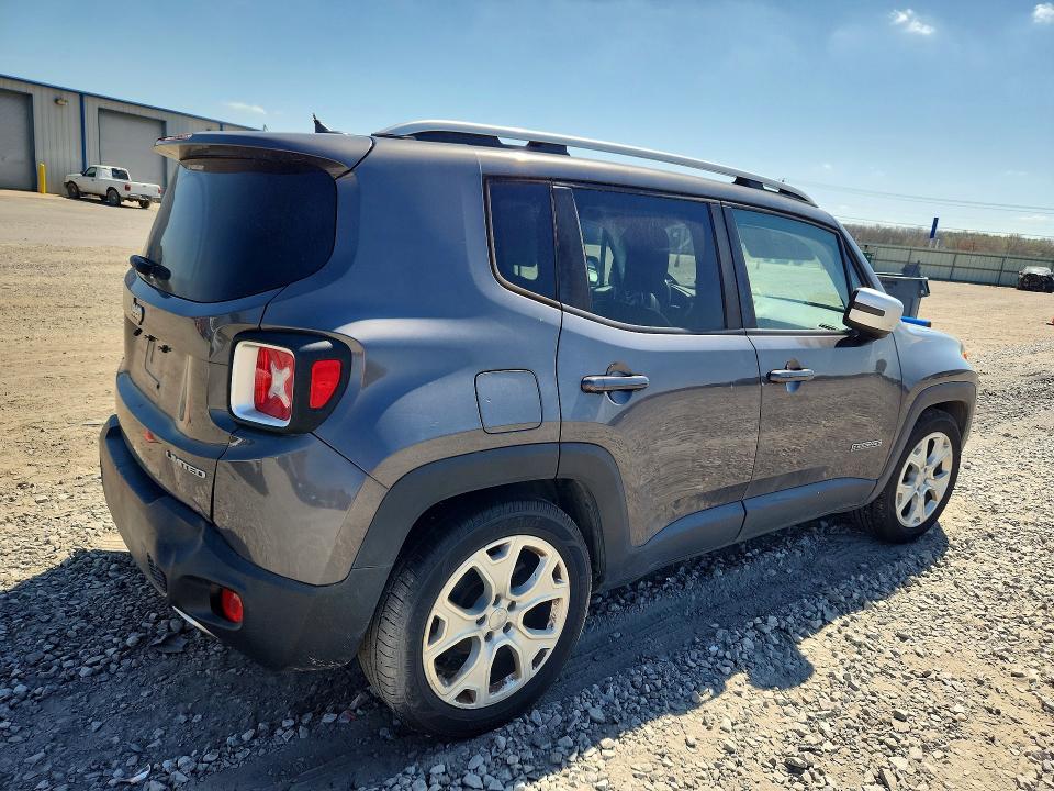 2016 Jeep Renegade VIN ZACCJADT6GPC54904 COPART salvage auction — SIDE, AR - CERT OF TITLE-SALVAGE, sold $500 on 2026-07-13 (photo 3)