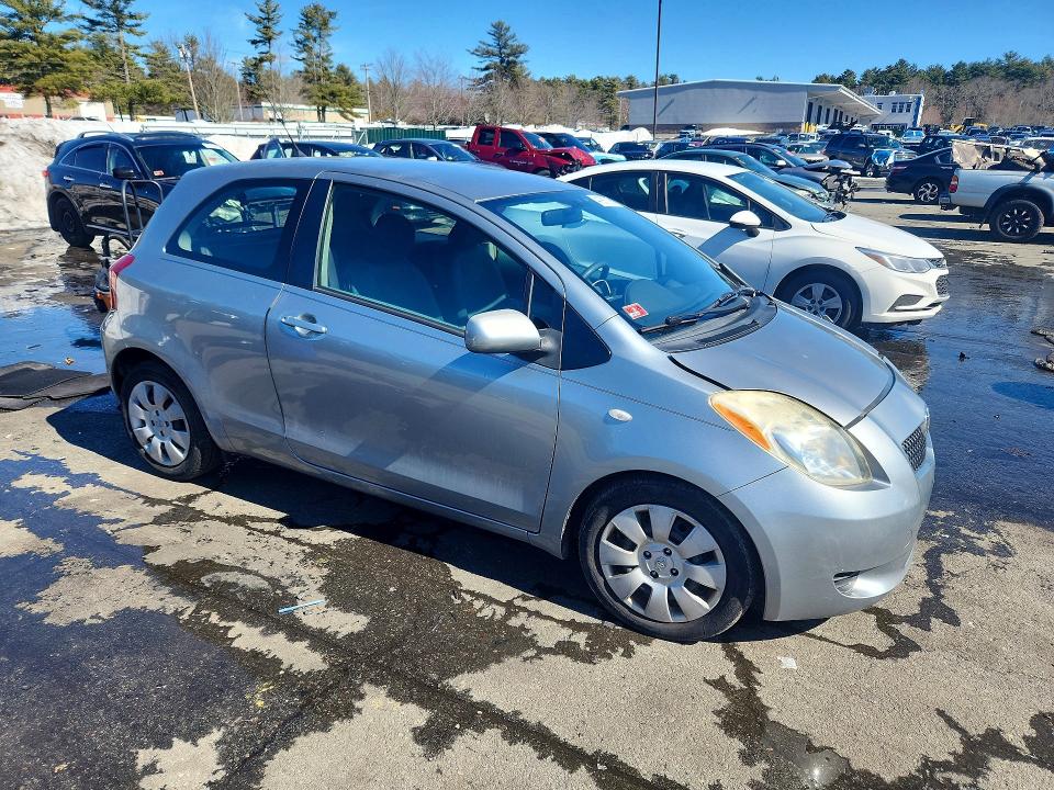 2007 Toyota Yaris VIN JTDJT903X75115289 COPART salvage auction — FRONT END, WV - SALVAGE CERTIFICATE, sold $325 on 2026-07-09 (photo 4)