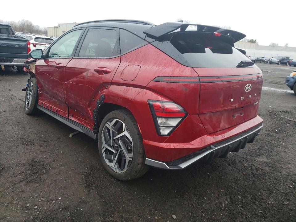 2024 Hyundai Kona VIN KM8HACA34RU072864 COPART salvage auction — SIDE, Ct - Cert Of Title-Salvage, sold $6,500 on 2026-07-14 (photo 2)