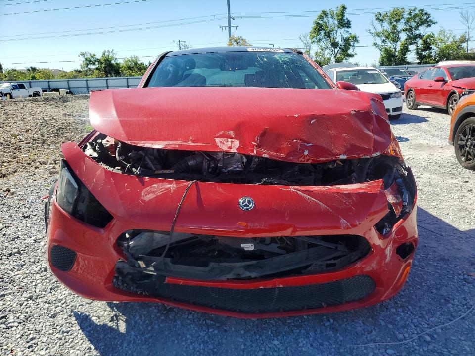 2019 Mercedes-benz A-klasse VIN WDD3G4EB0KW030891 COPART salvage auction — FRONT END, FL, sold $2,300 on 2026-08-07 (photo 5)