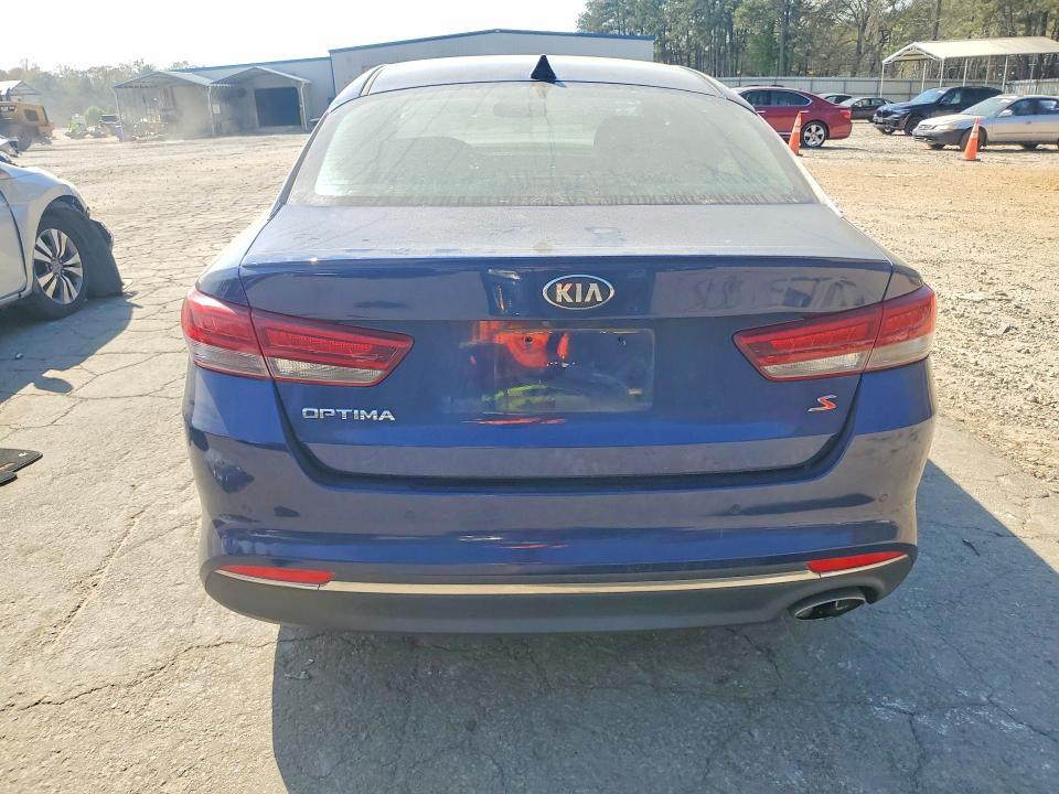 2018 Kia Optima VIN 5XXGT4L37JG186798 COPART salvage auction — FRONT END, Ga - Cert Of Title-Salvage, sold $2,000 on 2026-07-24 (photo 6)