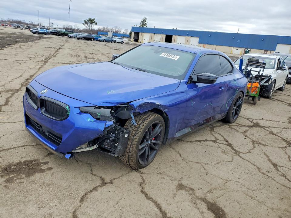 2024 BMW M2 VIN 3MW53CM00R8E73812 COPART salvage auction — Front End, MI - CERTIFICATE OF TITLE, sold $20,100 on 2026-05-15 (photo 1)
