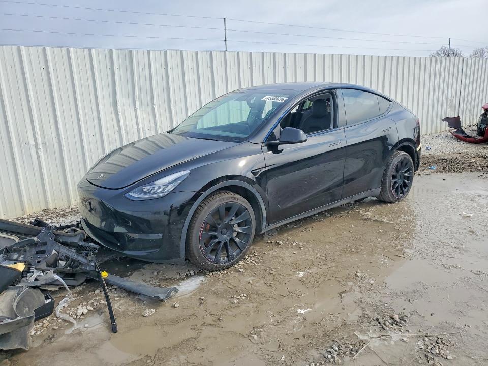 2022 Tesla Model y VIN 7SAYGDEE6NA016142 COPART salvage auction — REAR END, Oh - Cert Of Title-Salvage, sold $7,000 on 2026-07-24 (photo 1)