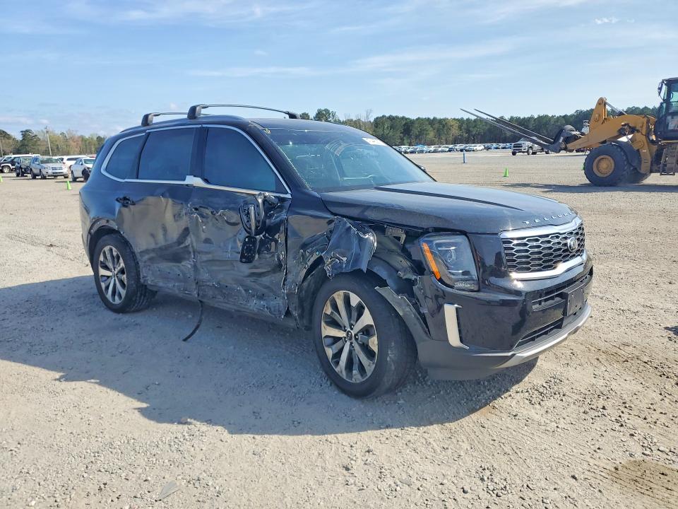 2020 Kia Telluride VIN 5XYP64HC8LG080312 COPART salvage auction — SIDE, Nc - Salvage Certificate Of Title, sold $3,650 on 2026-07-06 (photo 4)