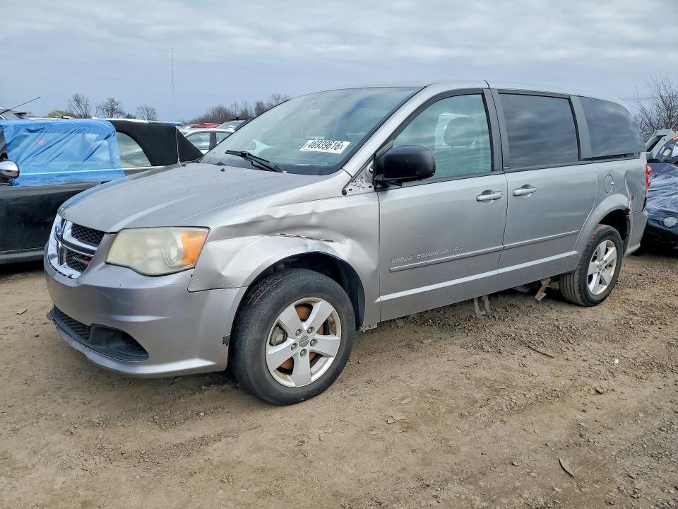 2013 Dodge Caravan VIN 2C4RDGBG7DR710068 COPART salvage auction — FRONT END, Ia - Certificate Of Title, sold $425 on 2026-07-09 (photo 1)