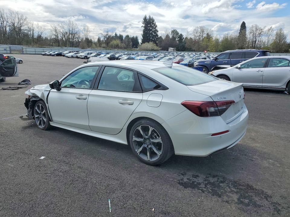 2025 Honda Civic VIN 2HGFE4F88SH355109 COPART salvage auction — FRONT END, Or - Salvage Title Certificate, sold $10,400 on 2026-07-29 (photo 2)