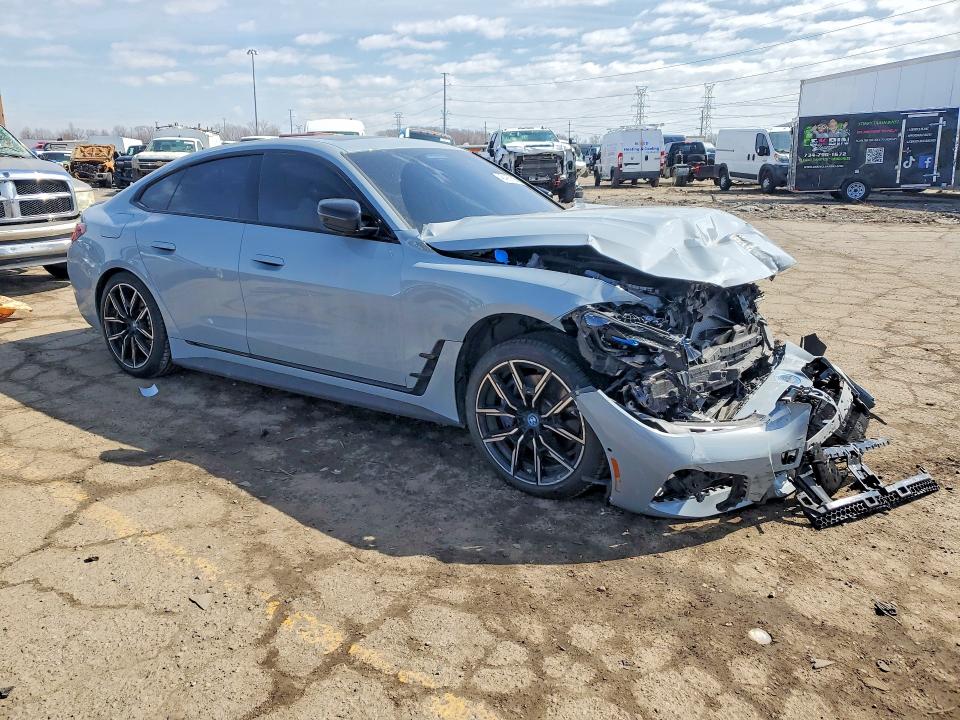 2024 BMW I4 VIN WBY83FB06RFR90154 COPART salvage auction — FRONT END, Mi - Cert Of Title-Salvage Vehicle, sold $300 on 2026-07-28 (photo 4)