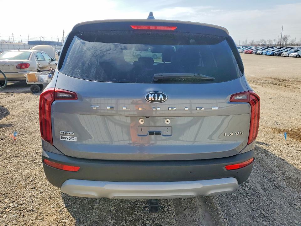 2021 Kia Telluride VIN 5XYP2DHC0MG099580 COPART salvage auction — FRONT END, Ia - Cert Of Title-Salvage Title, sold $5,100 on 2026-07-08 (photo 6)
