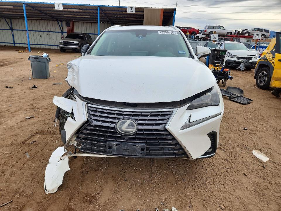 2019 Lexus Nx VIN JTJYARBZ5K2157107 COPART salvage auction — FRONT END, Tx - Salvage Vehicle Title, sold $6,500 on 2026-07-08 (photo 5)