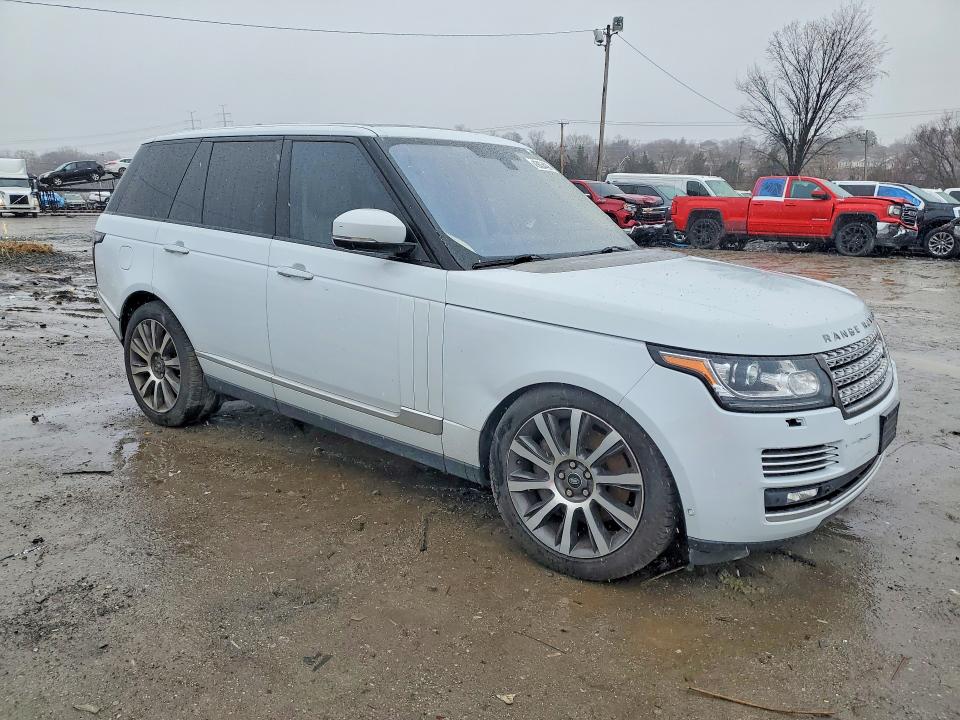 2015 Land rover RANGE ROVER VIN SALGV2TF8FA235382 COPART salvage auction — FRONT END, Va - Certificate Of Title (P), sold $7,200 on 2026-07-03 (photo 4)