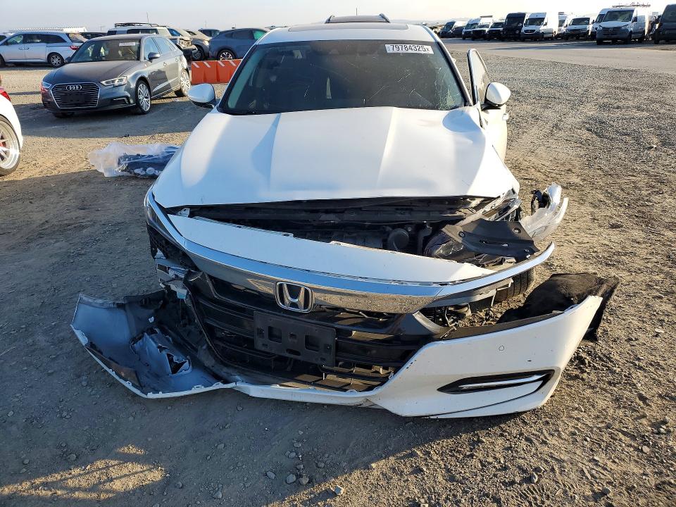2018 Honda Accord VIN 1HGCV3F91JA006019 COPART salvage auction — FRONT END, Ca - Salvage Certificate, sold $1,600 on 2026-07-02 (photo 5)