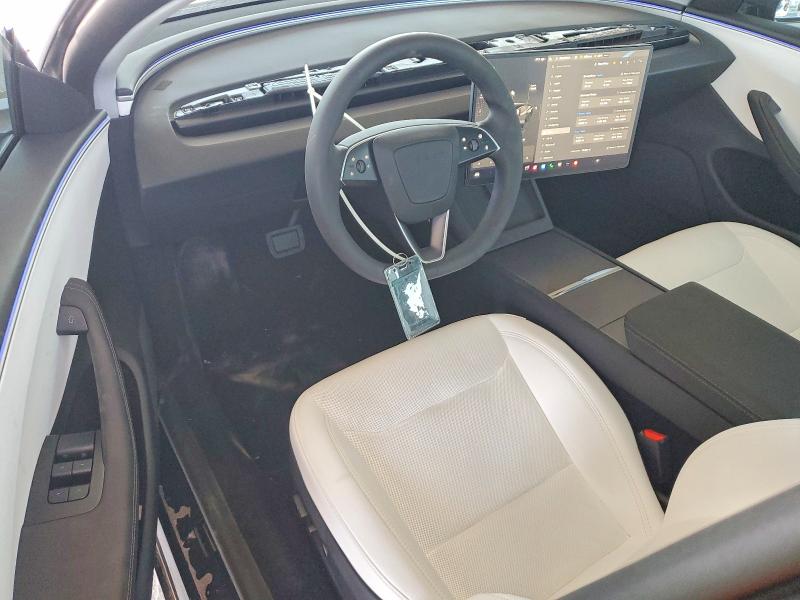 2025 Tesla Model 3 VIN 5YJ3E1EA6SF998777 COPART salvage auction — Front End, GA - CERT OF TITLE-SALVAGE, sold $13,400 on 2026-05-14 (photo 8)