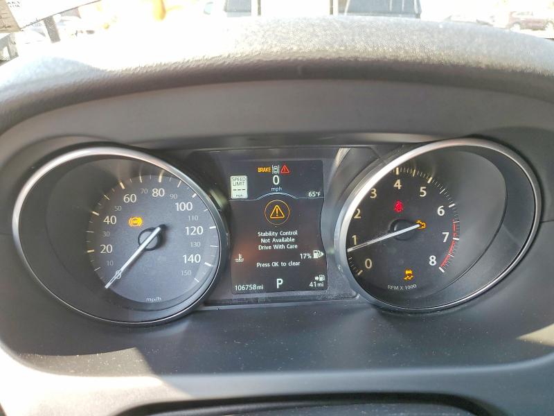 2017 Land rover Discovery VIN SALCR2BG6HH636470 COPART salvage auction — FRONT END, Md - Cert Of Salvage > 75% Damage, sold $300 on 2026-07-27 (photo 9)