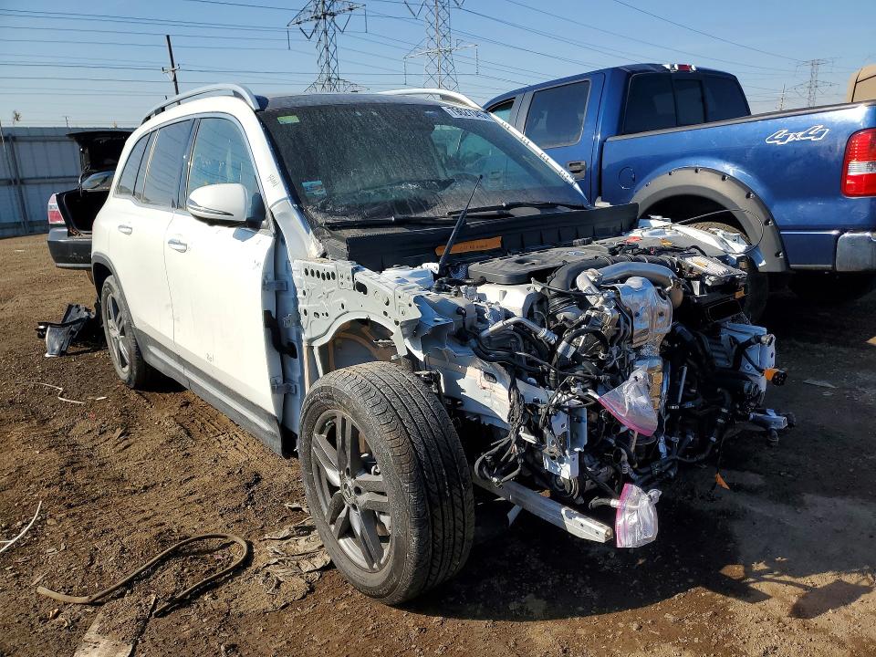 2025 Mercedes-benz Glb VIN W1N4M4HB7SW435464 COPART salvage auction — STRIPPED, Il - Salvage Certificate, sold $1,250 on 2026-07-28 (photo 4)