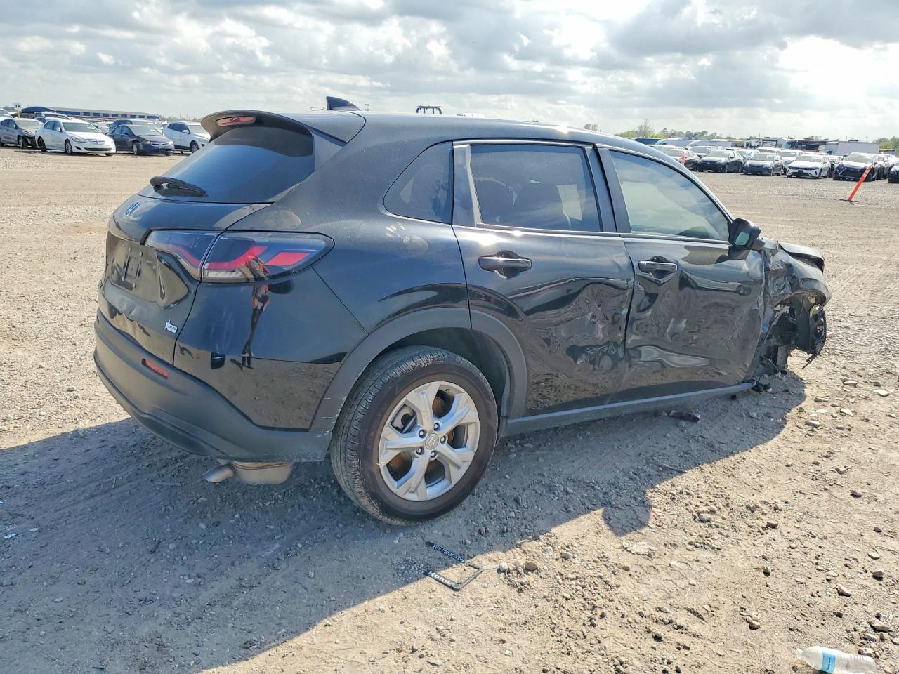 2025 Honda HR-V VIN 3CZRZ1H30SM740580 COPART salvage auction — Front End, TX - SALVAGE VEHICLE TITLE (P), sold $3,100 on 2026-07-09 (photo 3)