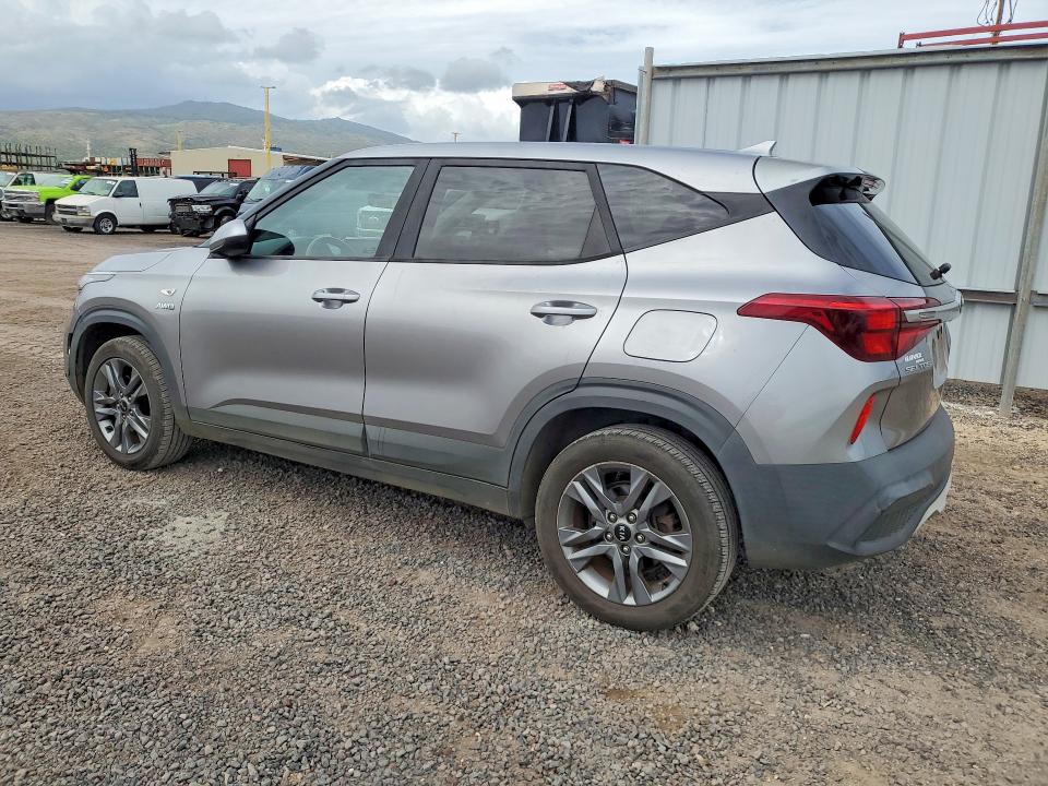 2021 Kia Seltos VIN KNDEPCAA3M7096889 COPART salvage auction — REAR END, Hi - Certificate Of Title, sold $25 on 2026-07-20 (photo 2)