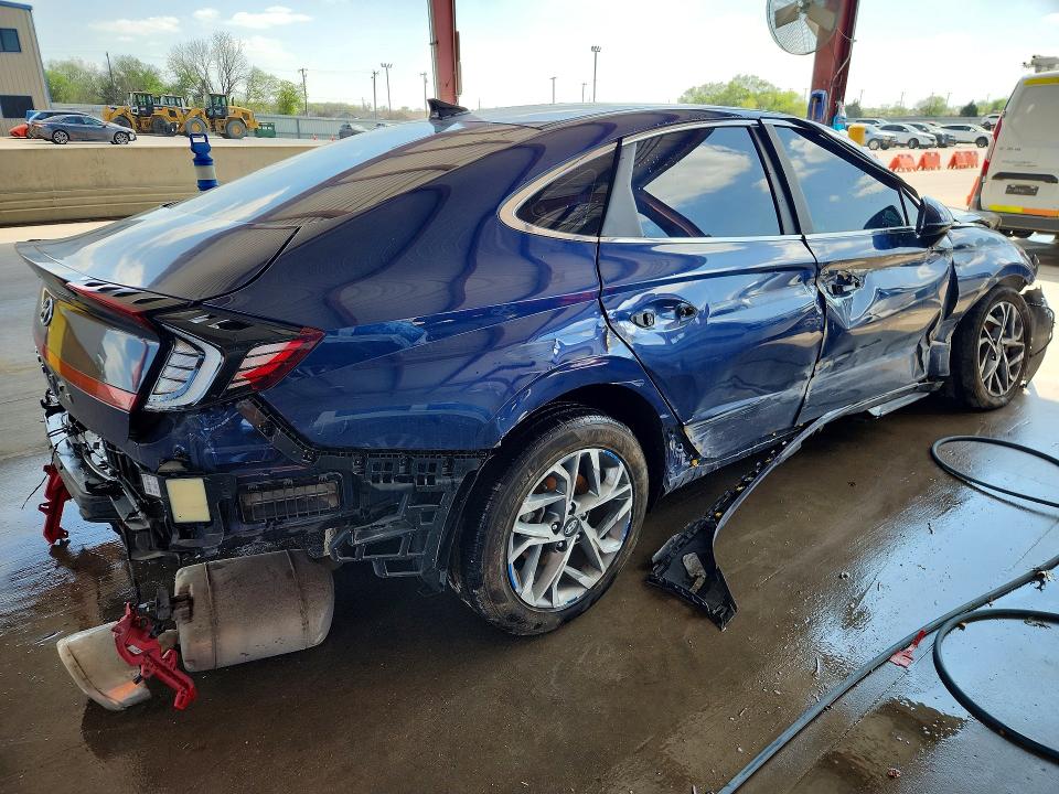 2020 Hyundai Sonata VIN 5NPEF4JA2LH059495 COPART salvage auction — FRONT END, Tx - Certificate Of Title, sold $1,350 on 2026-07-30 (photo 3)