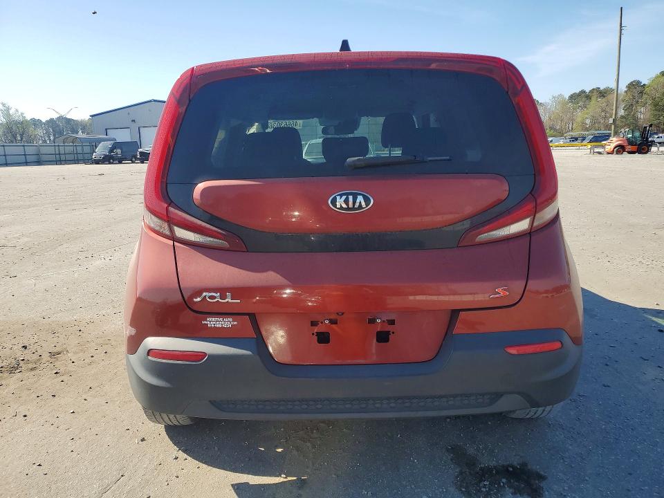 2021 Kia Soul VIN KNDJ23AU5M7777885 COPART salvage auction — FRONT END, Nc - Salvage Certificate Of Title, sold $2,250 on 2026-07-30 (photo 6)