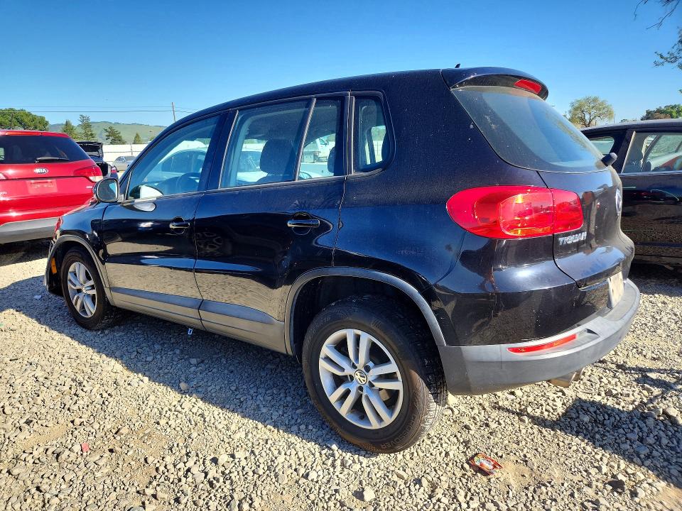 2013 Volkswagen Tiguan VIN WVGAV3AX7DW567145 COPART salvage auction — FRONT END, Salvage Title, sold $500 on 2026-08-18 (photo 2)
