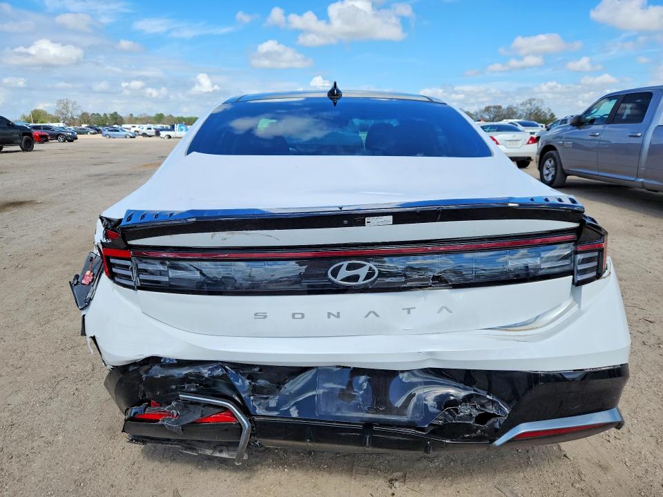 2024 Hyundai Sonata VIN KMHL14JA4RA360691 COPART salvage auction — REAR END, Al - Cert Of Title-Salvage Title, sold $11,500 on 2026-07-23 (photo 6)