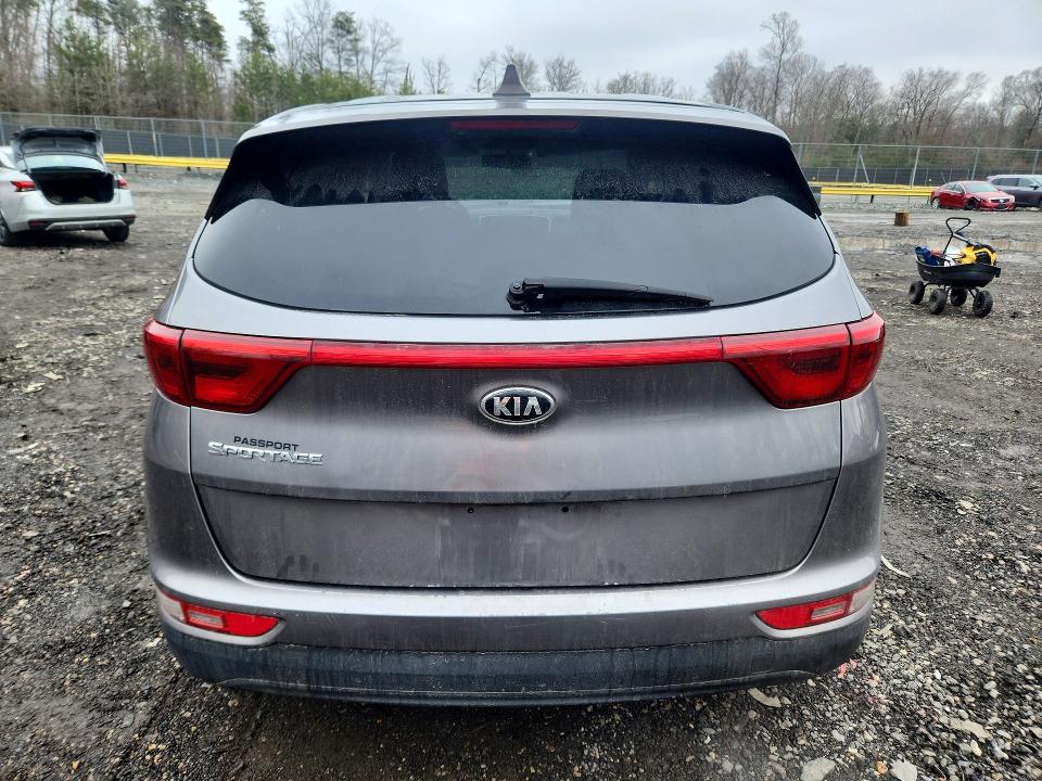2019 Kia Sportage VIN KNDPMCAC6K7554148 COPART salvage auction — FRONT END, Md - Cert Of Salvage > 75% Damage, sold $2,950 on 2026-07-02 (photo 6)