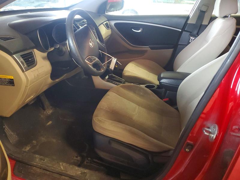 2013 Hyundai Elantra VIN KMHD35LE9DU050645 COPART salvage auction — FRONT END, IN - BILL OF SALE - PARTS ONLY, sold $375 on 2026-07-24 (photo 7)