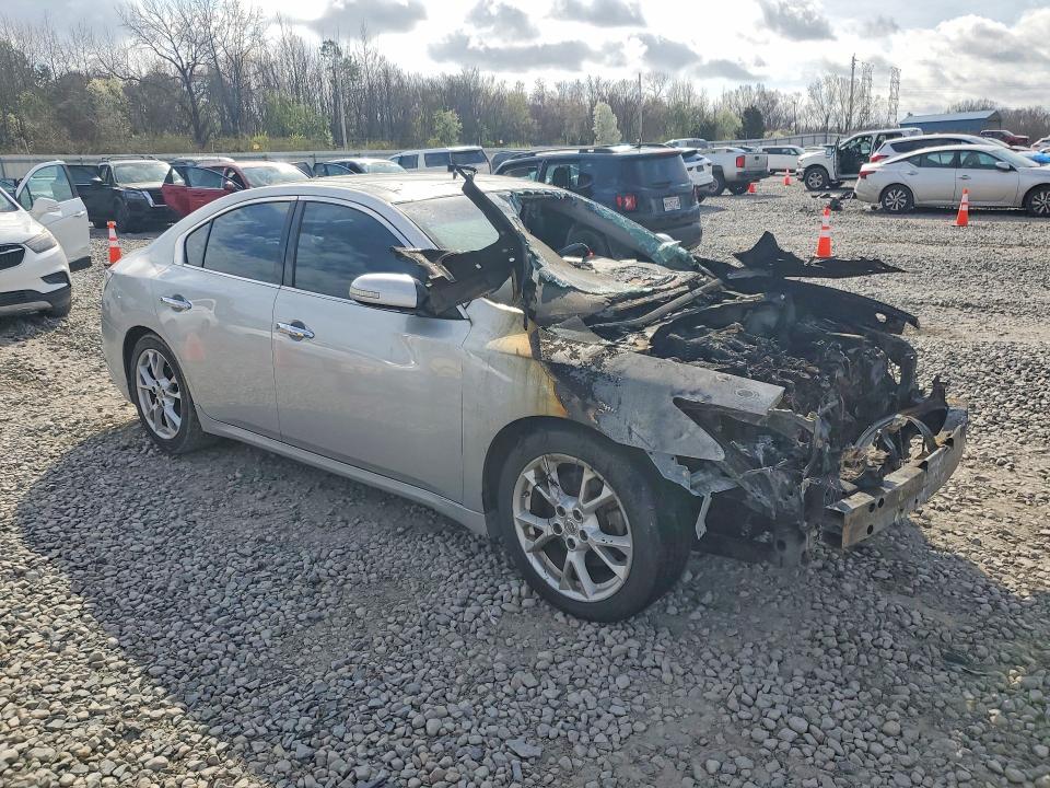 2012 Nissan Maxima VIN 1N4AA5AP4CC830189 COPART salvage auction — BURN, TN - SALVAGE CERTIFICATE, sold $200 on 2026-07-02 (photo 4)