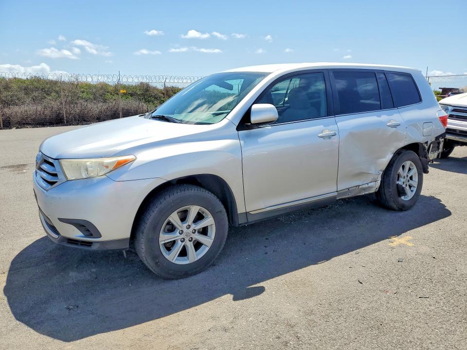 2013 Toyota Highlander VIN 5TDZA3EH6DS044902 COPART salvage auction — REAR END, Hi - Certificate Of Salvage, sold $2 on 2026-07-20 (photo 1)