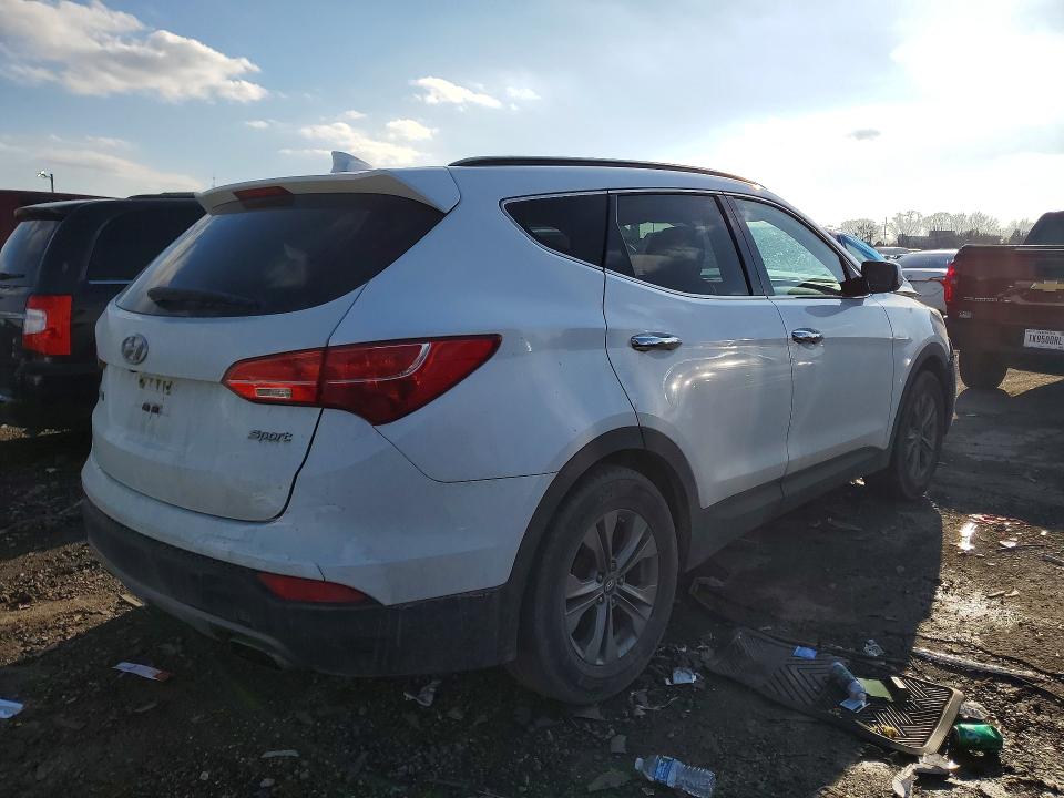 2016 Hyundai Santa fe VIN 5XYZU3LB3GG343805 COPART salvage auction — FRONT END, Id - Salvage Certificate Of Title, sold $2,150 on 2026-07-06 (photo 3)